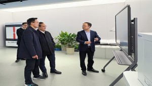 浙江省經信廳黨組書記、廳長詹敏一行赴托普云農調研